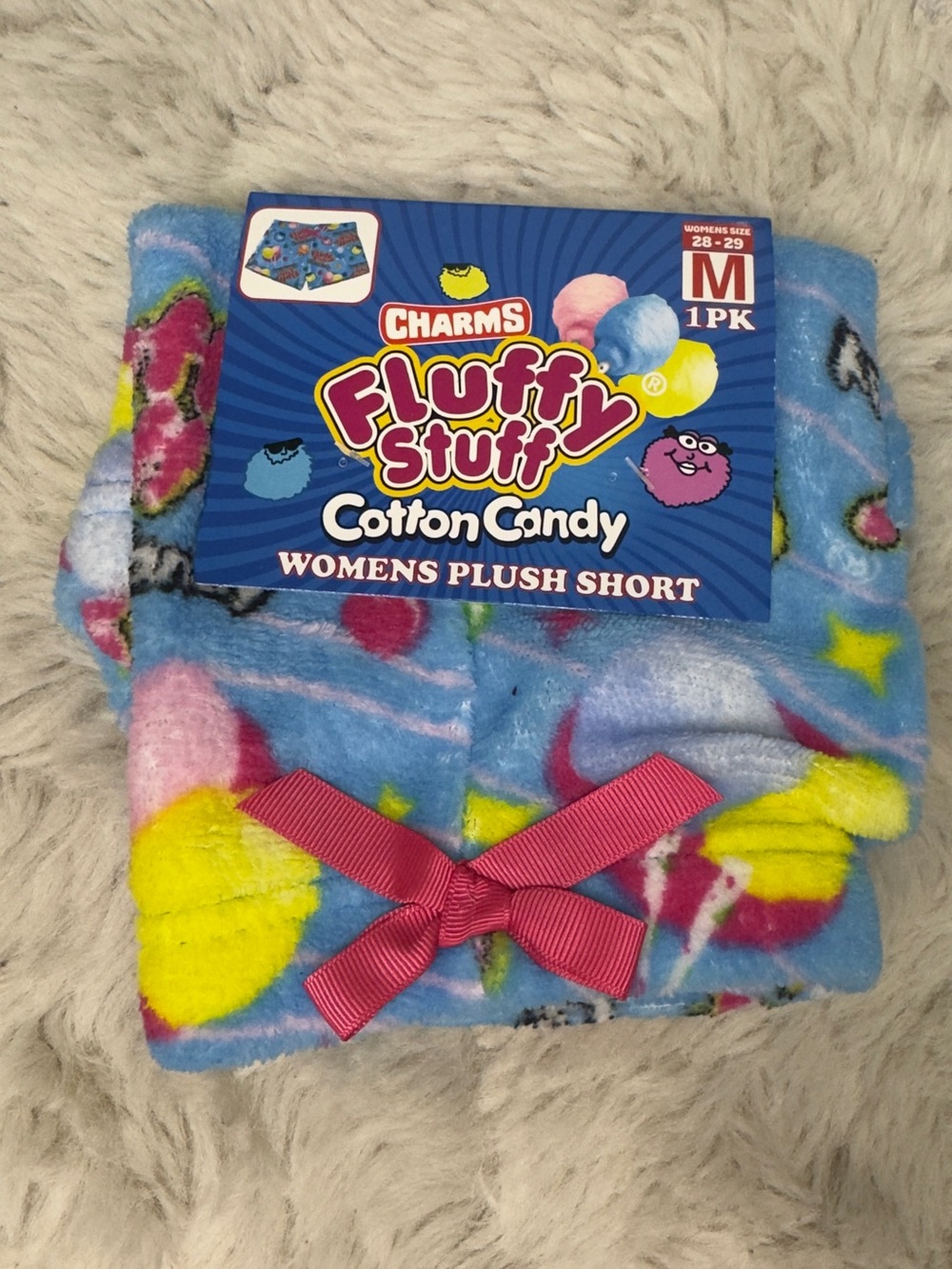 Women's Plush Shorts - Blue